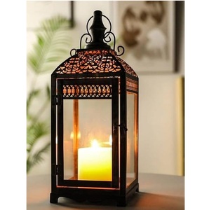 Premium Quality Handmade Designer <b>Lantern</b> Home Restaurant Decorative Item Rustic Metal <b>Candle</b> Holder - Product Image 1