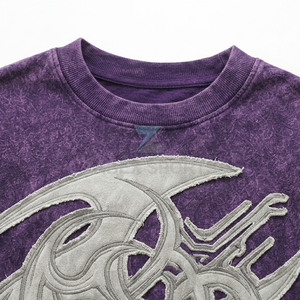 Fabricant OEM ODM au Pakistan, couleurs et logo personnalisés, t-shirt en tricot surdimensionné pour homme de haute qualité, style streetwear vintage, lavé, 100% coton - Product Image 6