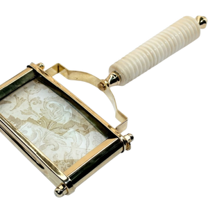 Loupe décorative grande taille en laiton et résine de haute qualité, loupe de poche vintage pour lecture et inspection de bijoux, décoration nautique - Product Image 1