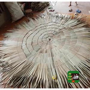 Foldable thatch grass umbrella cover 1.8m 2.1m 2.6m Traditional Design Roofing <b>Sheet</b> Thatch Style Thatch Roof <b>Tiles</b> - Product Image 6