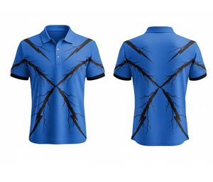 Lightweight Sublimation Polo Jersey for Summer Wear for Men Women Youth Quick-Dry Dry-Fit Active Polo - Product Image 5