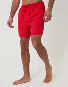 OEM Custom <b>Mens</b> Swim Shorts Fabric 100% Polyester Swim <b>Trunks</b> Sport Pants Beach Loose Shorts for <b>Men</b> - Product Image 2
