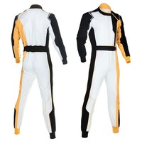 Traje de Carreras Ligero de Manga Larga para Hombre, con Bloques de Color Blanco, Negro y Rojo, de Secado Rápido, Ignífugo, para Todas las Estaciones, para Motociclismo