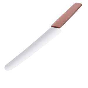 Brown Handle Bread <b>Knives</b> Stainless Steel Long Serrated Blade Bakery Slicing <b>Knives</b> for Bread <b>Cake</b> Pastry Loaf and Professional - Product Image 1