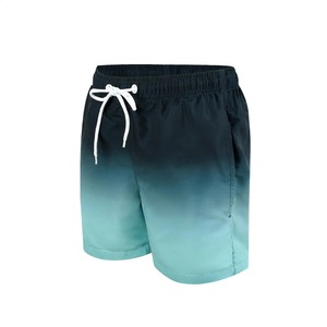 Short de bain à séchage rapide pour hommes, short de plage à taille élastique avec cordon de serrage - Product Image 2