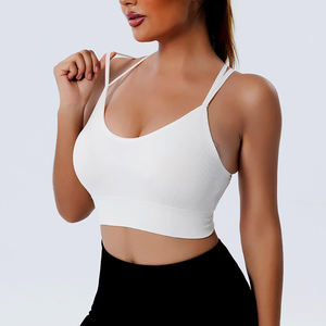 Nouveau soutien-gorge de sport sans couture 2026 en nylon léger et respirant, dos nu, à maintien élevé, pour le yoga, la gym et le fitness pour femmes - Product Image 1