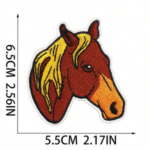 Wholesale Custom Varsity Lady Embroidery Badge <b>Sew</b>-<b>On</b> <b>Patch</b> Nonwoven Felt 3D Rhinestones for Garment Hat Cap School Jacket Bags - Product Image 3