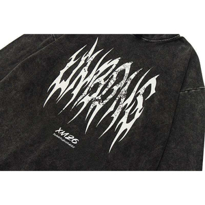 Nuevo Diseño, Sudaderas con Capucha para Hombre, Lavadas al Ácido, Personalizadas, Cómodas, Tejidas, Venta al Por Mayor - Product Image 5