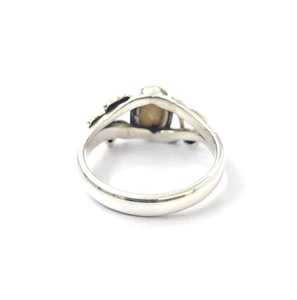 Luxury Pearl <b>Statement</b> <b>Ring</b> 925 <b>Silver</b> Designer Artisan Jewelry for Everyone Wholesale Supplier - Product Image 4