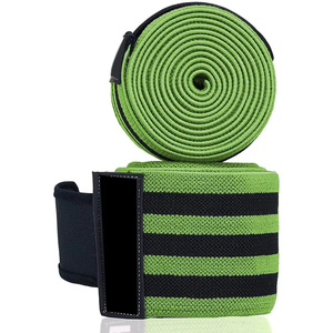 High Quality Portable Breathable Non-Slip Knee Wraps & Bands for Gym Workout Bodybuilding Dead Lifting Muscle Growth - Product Image 3
