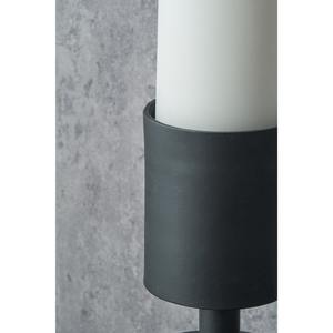 Porte-bougie en métal noir mat moderne, style industriel brutaliste, géométrique, support de bougie de luxe pour hôtel, maison, décoration de table - Product Image 3
