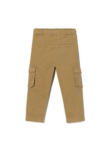 กางเกงคาร์โก้ผู้ชายแบบกันน้ำ กางเกงคาร์โก้เด็ก กางเกงจ็อกเกอร์ กางเกงขายาวผ้าทวิลยืดได้ มีกระเป๋า ขอบขาจั๊มพ์ มีเชือกผูก กางเกงคาร์โก้เด็กผู้ชาย - Product Image 6