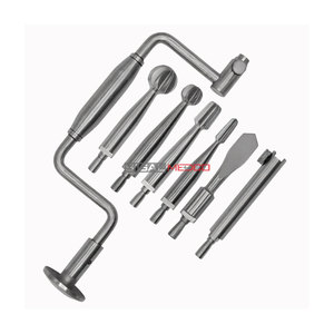 Stainless Steel GERMAN Hudson Brace <b>Hand</b> <b>Drill</b> Surgical Orthopedic Instrument Reusable Manual Bone Drilling Tool Precision Medic - Product Image 2