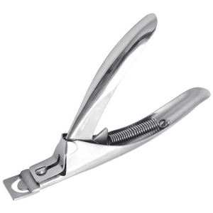 Black Stainless Steel Curved Sharp Durable Nail Clipper Professional Ergonomic Manicure Pedicure Cutter Wide Jaw Opening Finger - Product Image 1