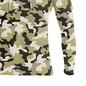 Camisa de Pesca con Capucha de Manga Larga UPF 50+ Personalizada para Unisex, Protección UV, Secado Rápido, Transpirable, 100% Poliéster, Diseño de Camuflaje - Product Image 6