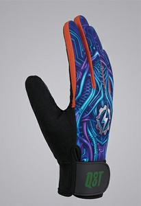 QST Premium unisexe gants de cyclisme doigt complet en Fiber de carbone écran tactile hiver rembourré gants de vélo pour vtt Sports de plein air - Product Image 6