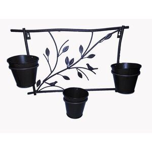 Meilleures ventes : Jardinière suspendue en métal au design vintage pour la décoration de terrasse et l'exposition de plantes d'intérieur, taille personnalisable - Product Image 6