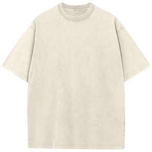 T-shirt en coton délavé à l'acide, surdimensionné, style streetwear vintage, marque privée, du premier fabricant - Product Image 5