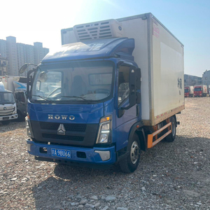 <span class=keywords><strong>Camión</strong></span> Refrigerado Usado Sinotruk Hohan 2021, Diésel, 160HP, Weichai 3.0L, 8 Velocidades, Unidad Frigorífica 580, Carrocería Furgoneta 2350*2300, 290000KM - Product Image 3