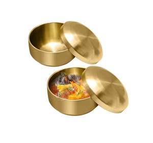 Eco Friendly Fine Finished Brass Serving Bowl For Food Serving Kitchen Dining <b>Table</b> And Home Decoration Use - Product Image 3