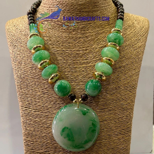 Colliers de perles en résine Bijoux faits à la main pour femmes dames filles fabriqués en Inde NK-080124B - Product Image 1