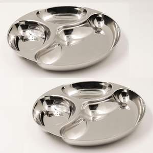 Juego de tazones/bolsas de acero inoxidable de alta resistencia con acabado espejo y diseño floral impreso - Product Image 5