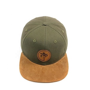 Gorras Planas Ajustables de Hip Hop de 6 Paneles, Unisex, Personalizadas, con Cierre a Presión, Parche de Cuero, Transpirables e Impermeables para Actividades al Aire Libre - Product Image 3