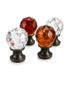 Modern crystal <b>knob</b> cabinet handle decorative clear crystal <b>knob</b> for drawer - Product Image 1