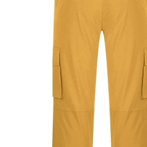 กางเกงคาร์โก้ผ้าใบทำเองได้สำหรับผู้ชายดีไซน์ใหม่ระบายอากาศได้น้ำหนักเบาสไตล์ลำลอง - Product Image 5