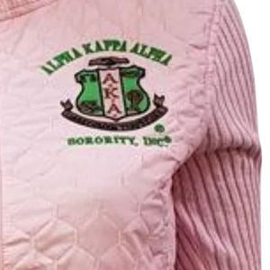Pink AKA Quilted Sweater <b>Jacket</b> Women Zip Up Knit Outerwear Casual Fashion Cardigan Warm Layered Top Stylish Apparel - Product Image 3