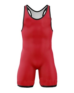 Custom Breathable Sublimated Wrestling Singlet Men's Bold Graphic Print Weightlifting Suit Sports Apparel USA - Product Image 4