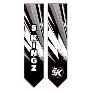 Équipement sportif 5Kingz Sports Rugby Team League Tags, écologique, léger, durable, design noir et blanc, faible MOQ - Product Image 2
