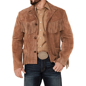 10. Fabricant de vestes en cuir à franges de qualité supérieure, vêtements d'extérieur en cuir de haute qualité - Product Image 5