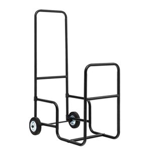 Carrello Porta Legna Antiscivolo e Resistente all'Usura, Accessorio per Caminetto - Product Image 1