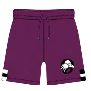 <b>Burgundy</b> Black Rugby Jersey <b>Shorts</b> Set <b>Short</b> Sleeve Crew Neck Striped Team Uniform Custom Breathable Training Performance - Product Image 4