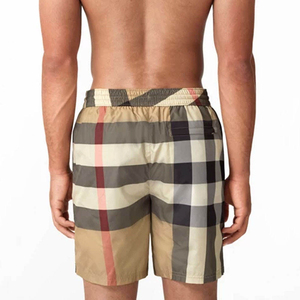 Nouveau short de bain décontracté pour homme, style vintage unique, écologique, anti-UV, taille mi-haute avec cordon de serrage, séchage rapide, pour le sport et le streetwear - Product Image 2
