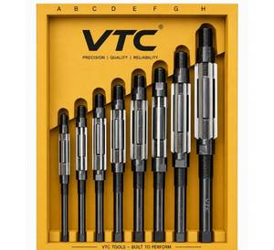 ชุดรีมเมอร์ขยายรูแบบปรับได้ 8 ชิ้น ทำจากเหล็กอัลลอยด์เคลือบอลติน พร้อมร่องเกลียว สำหรับงาน CNC HSS - Product Image 1