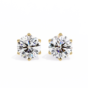 Pendientes LoveAura de Lujo, Chapados en Oro de 18K, con Diamantes Cultivados en Laboratorio Certificados por IGI, Diseño Infinito, para Regalo de Boda o Fiesta - Product Image 1
