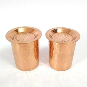 Premium Copper Drinking Tumblers Handmade Hammered <b>Water</b> Glass Set Pure Copper Cups for Home Hotel Restaurant Wholesale Export - Product Image 5