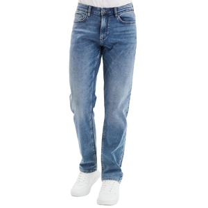 Men’s Regular Fit Stretch Double Stone Wash Denim Jeans – Trendy Blue Casual Comfort Durable Everyday Streetwear Style Premium - Product Image 1