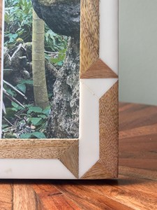 ZONE ARTISANAUTE HCZ-05 Cadre photo rectangulaire élégant vintage orné en résine et bois 5x7 Impression numérique couleur intégrale Léger - Product Image 5