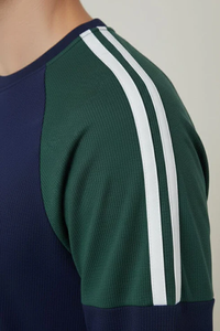 เสื้อยืดแขนยาวทรงแร็กแลนผู้ชาย SOSH 4 สี คอตตอน 100% แห้งเร็ว สวมใส่สบาย มีกระเป๋าหน้าอก - Product Image 6