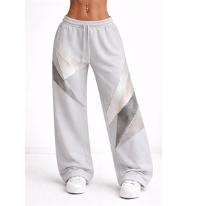 Women sweat pants <b>soft</b> fleece fabric relaxed fit ideal for casual wear lounging workouts travel and everyday comfort - Product Image 2