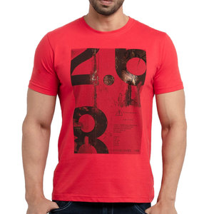 Camisetas Extra Grandes de Felpa 100% Algodón para Hombre, Diseño de Última Moda, Colores Personalizados, Cuello Redondo, Secado Rápido y Transpirable, Ropa Casual - Product Image 1