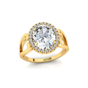 Anillo Solitario de Oro 14k 18k con Diamante Cultivado en Laboratorio de Corte Ovalado, Diseño de Tallo Dividido, Joyería Fina Hecha a Mano, Anillo de Compromiso/Boda, Envío Inmediato - Product Image 4