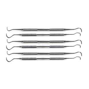 Ensemble de spatules dentaires en acier inoxydable, professionnel, pour procédures de remplissage de résine, certifié CE ISO, ensemble de spatules chirurgicales dentaires Caronia - Product Image 4