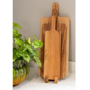 Planche à découper rectangulaire en bois artisanale de qualité export, épaisseur 1,5 cm, résistante à la chaleur, compatible lave-vaisselle, facile à nettoyer, pour la viande - Product Image 2