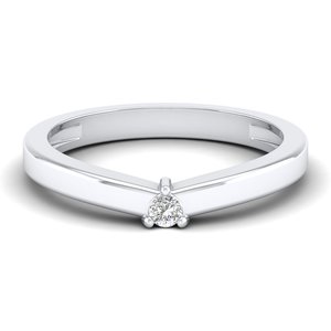 Anillos de Compromiso REYES de Diseño de Lujo en Plata de Ley 925 con Moissanita Certificada por GRA para Mujer, Joyería Fina Minimalista para Uso Diario - Product Image 1