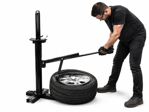 Démonte-pneus manuel mobile, outil de démontage de pneus pour voitures, garage à domicile, petite atelier automobile, rouge/noir OEM ODM GAPGAR040 - Product Image 1
