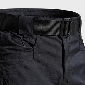 Pantalones Cortos Cargo Casuales para Hombre, Cintura Alta, Secado Rápido, Estilo Bermuda, con Cordón y Bolsillos, 100% Lona de Algodón - Product Image 6
